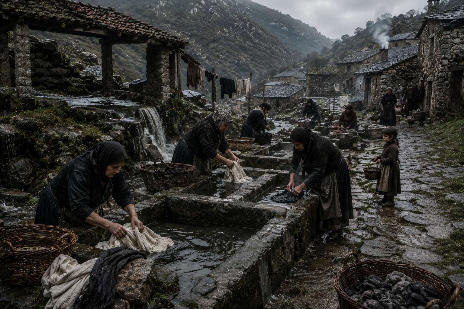 The Laundry Of The Mountain Widows