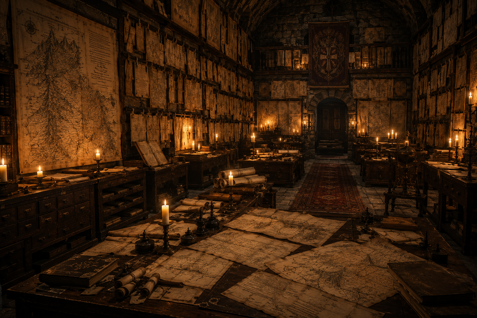 The Hall Of Restricted Maps