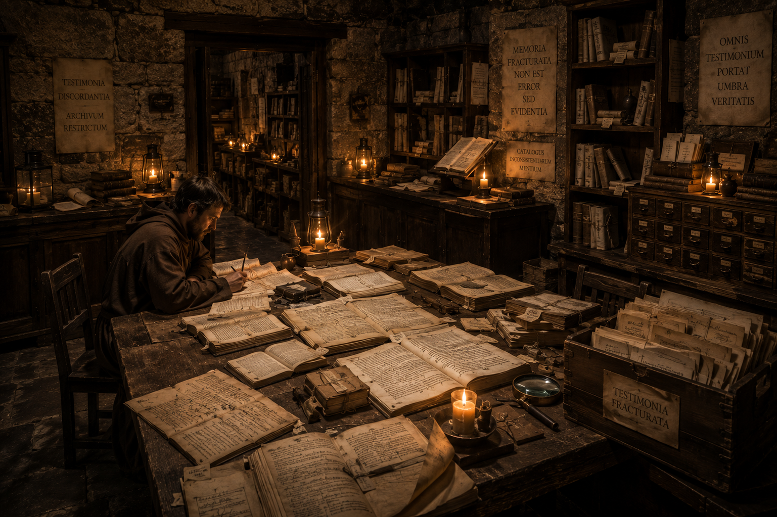 Archive of fractured testimonies — Personnel intake record Fort Kael