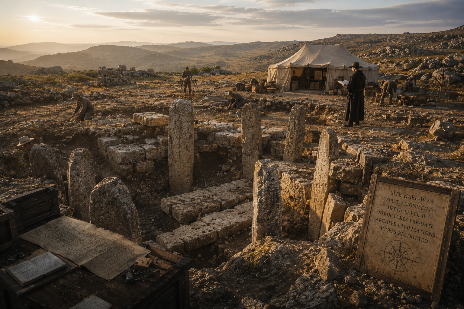 The Excavation of the First Alignment — ASHWANA world reconstruction