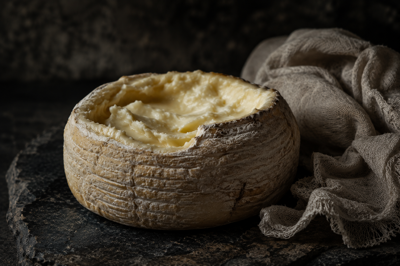 Queijo Serra da Estrela interior — traditional Portuguese sheep cheese